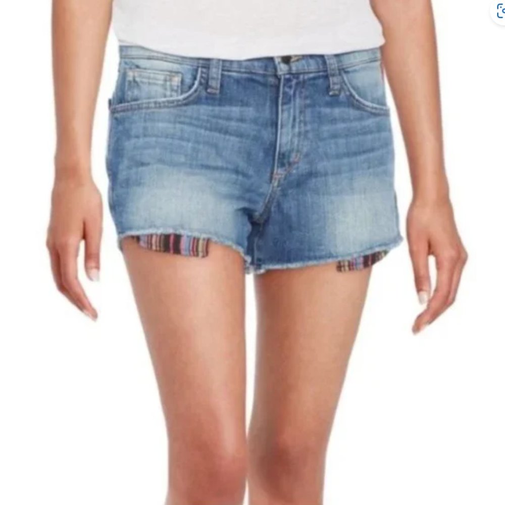 Joe's Jeans Kiana Distressed Frayed Hem Cut Off Denim Shorts Size 29